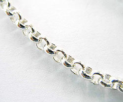 TWH 925 Sterling Silver Rolo Chain 3.2 mm. 12  